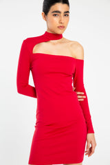 VESTIDO NEBULA ROJO
